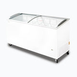 Bromic CF0600ATCG-NR Display Chest Freezer - 555L -  Curved Glass Top