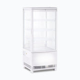 Bromic CT0080G4WC-NR Countertop Fridge - 80L - 1 Door - Curved Glass - White