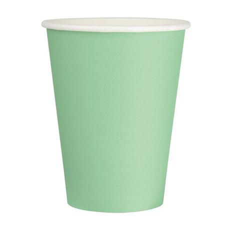 Fiesta Takeaway Coffee Cups Single Wall Turquoise 340ml (Pack of 50) - HospoStore
