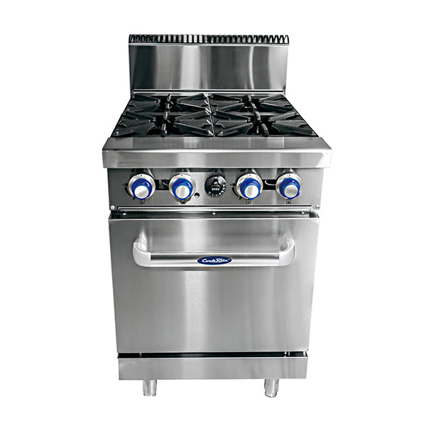 Cookrite 4 BURNER WITH OVEN W610 X D790 X H1165 COOKRITE ATO-4B-F-NG