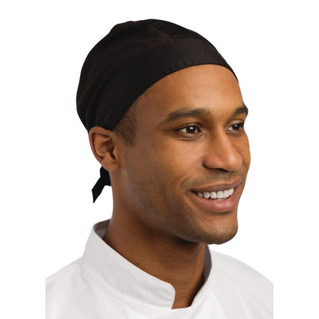 Whites Chef Bandana Black - HospoStore