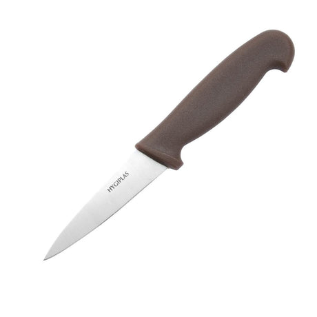 Hygiplas Paring Knife Brown 90mm - HospoStore