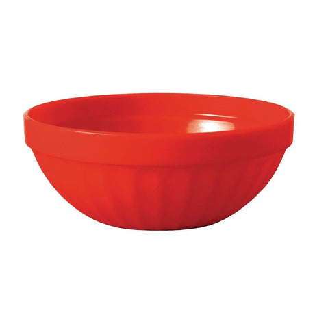 Olympia CE277 Olympia Kristallon Polycarbonate Bowl Red - 190ml 6.7oz 102mm 4" (Box 12) - HospoStore