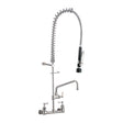 3monkeez CG171 3monkeez Exposed Wall Mounted Pre-rinse Unit with Pot Filler Complete with Black - HospoStore