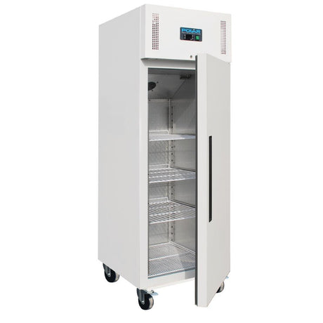 Polar CK480-A Polar G-Series Upright Cabinet Freezer White 600Ltr - HospoStore