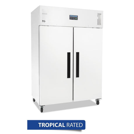 Polar DL898-A Polar G-Series Solid Double Door Refrigerator White Exterior - 1200Ltr 42.4cuft - HospoStore
