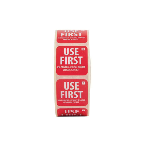 Vogue Removable Use First Labels - HospoStore