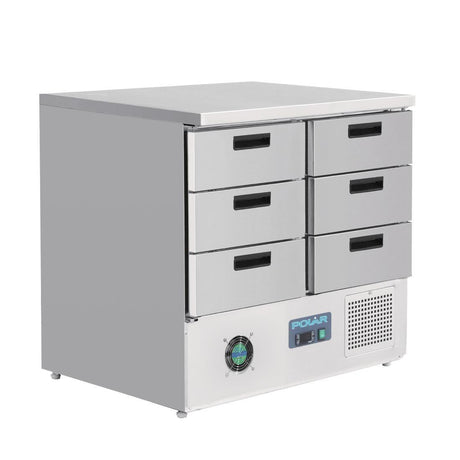 Polar FA440-A Polar G-Series Refrigerated Counter with 6 Drawers - HospoStore