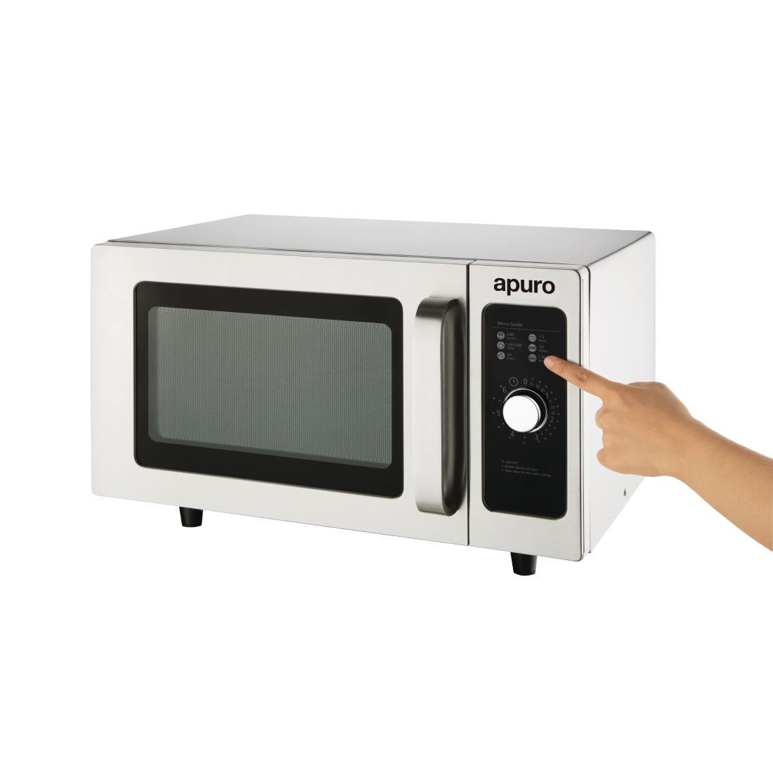 Apuro FB861-A Apuro Commercial Microwave - Manual Light Duty - 25Ltr - HospoStore