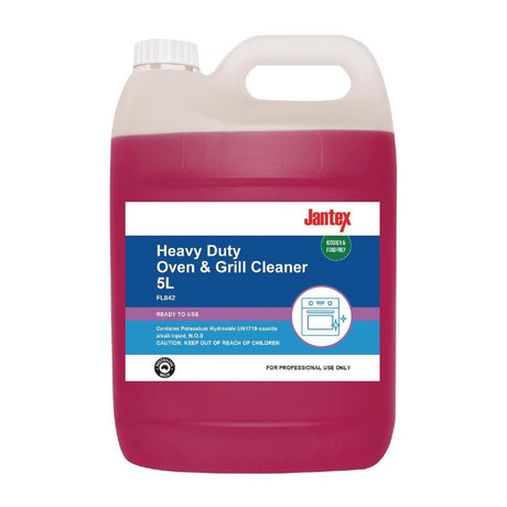FL842 Jantex Heavy Duty Oven & Grill Cleaner Concentrate - 5Ltr (Pack of 3) (Direct) - HospoStore