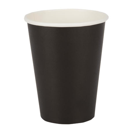 Fiesta Takeaway Coffee Cups Single Wall Black 340ml (Pack of 1000) - HospoStore