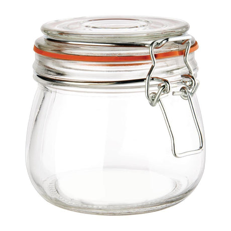 Vogue Clip Top Preserve Jars 500ml - HospoStore
