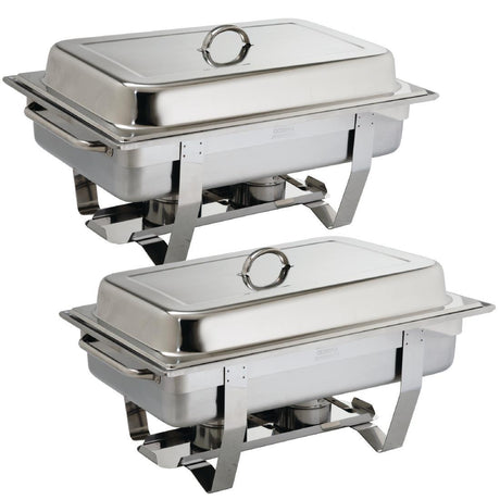 Olympia Milan Chafing Dish Twin Pack - HospoStore