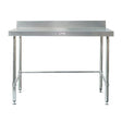 Simply Stainless SS02.7.0900LB Work Bench with Splashback 700mm deep 900mm wide - HospoStore