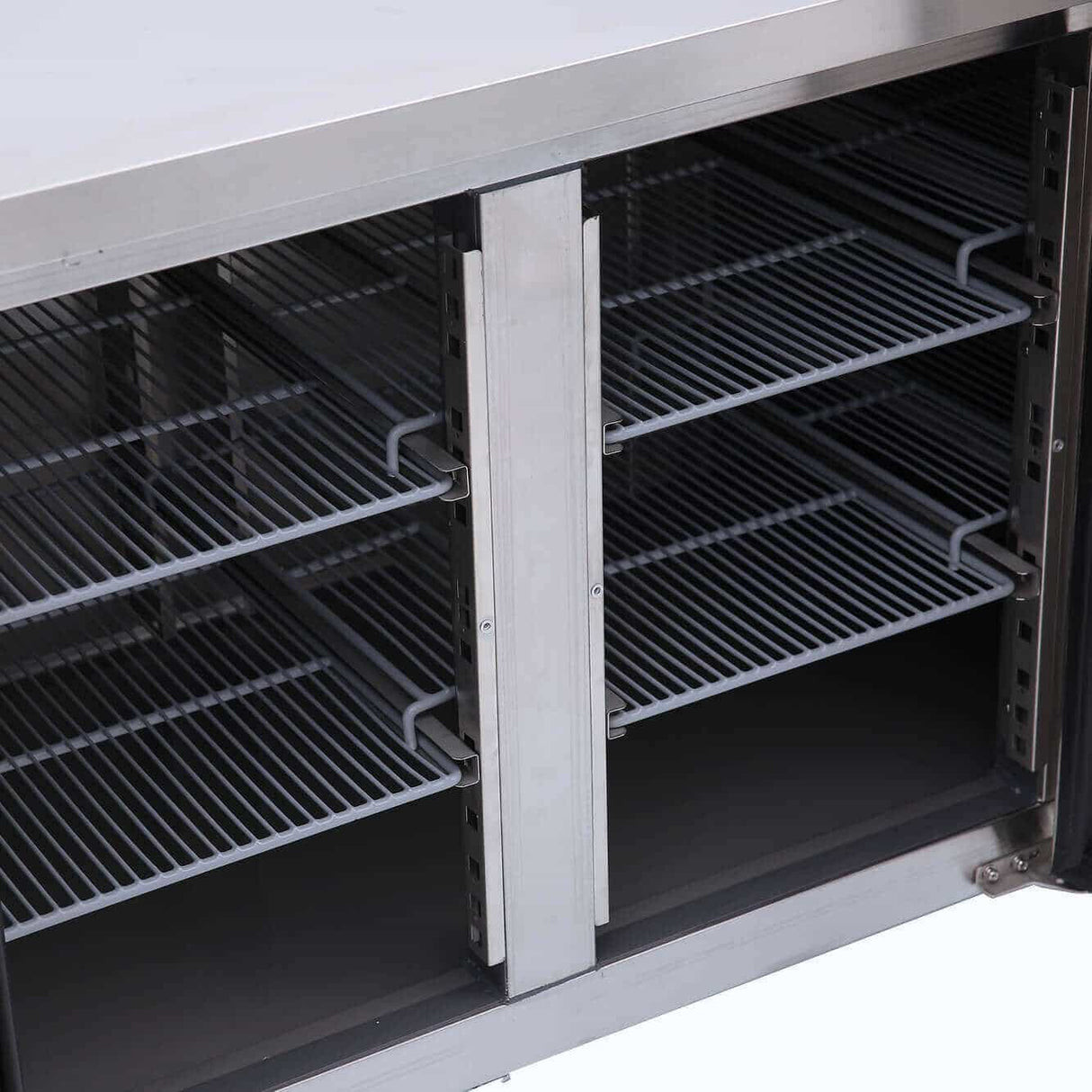 Under Bench Freezer - 553L - 4 Doors - Stainless Steel