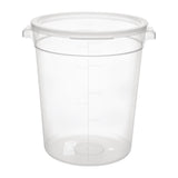 Vogue Round Container Polypropylene - 20Ltr 676fl oz - HospoStore