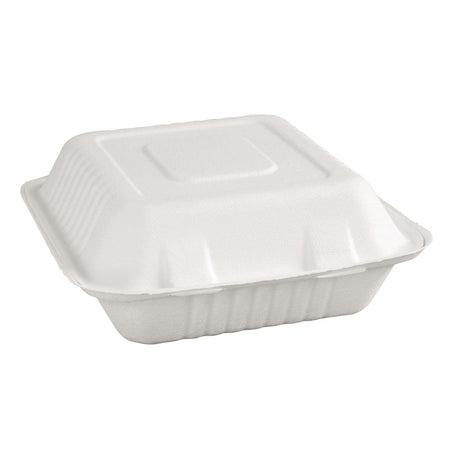 Fiesta Compostable Bagasse Food Container 8x8" (Pack 200) - HospoStore