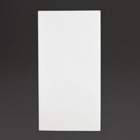 Fiesta Recyclable 40cm 3 ply 8 Fold White Dinner Napkin  (Pack 1000) - HospoStore