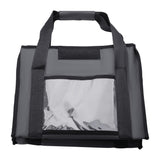 Vogue Insulated Folding Delivery Bag Grey - 305x380x380mm 12x15x15" - HospoStore