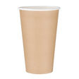 Fiesta Takeaway Coffee Cups Single Wall Brown 450ml (Pack of 1000) - HospoStore