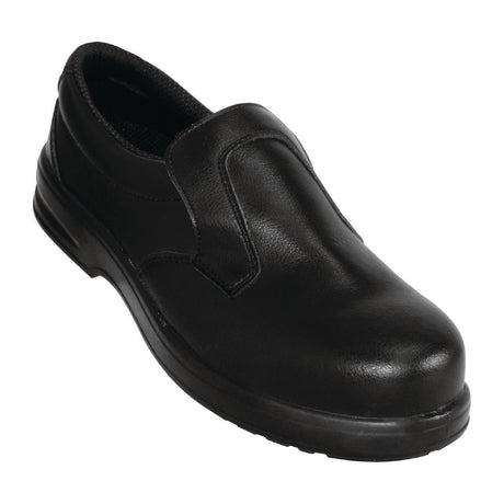 Lites Slip On Safety Shoes Black - HospoStore