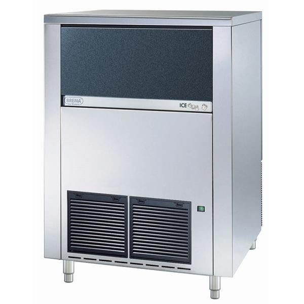 Brema Ice Maker CB1265A With Storage Up To 130Kg Production. 13G Ice Cubes
