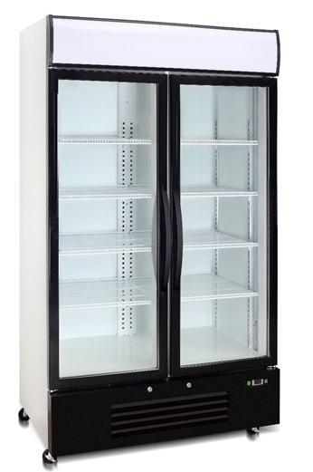 Saltas DFS2999 Double Glass Door Freezer - HospoStore