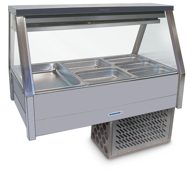 Roband ERX23RD Straight Glass Refrigerated Cold Plate & Cross Fin Coil - HospoStore