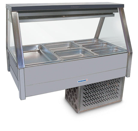 Roband ERX25RD Straight Glass Refrigerated Cold Plate & Cross Fin Coil - HospoStore