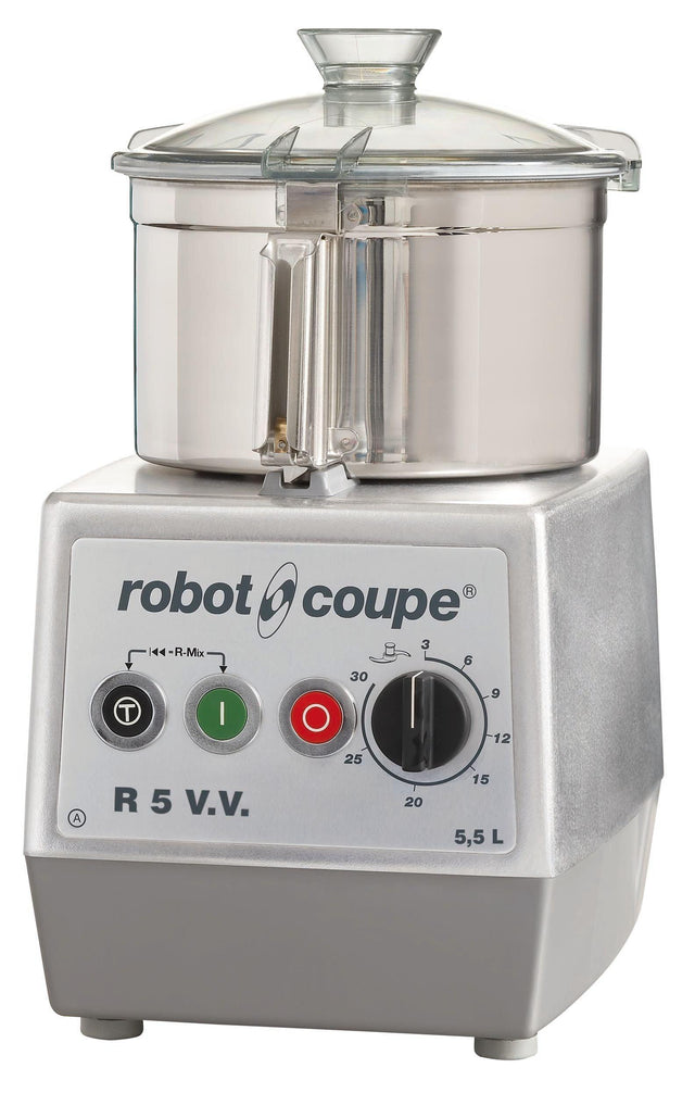 Robot Coupe R5VV Table-Top Vertical Cutter Mixers 5.5L Bowl Food Processors - HospoStore