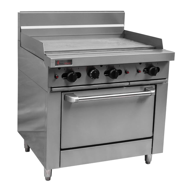 Trueheat RCR9-9G-NG RC Series 900mm Wide Griddle Range With Oven - HospoStore