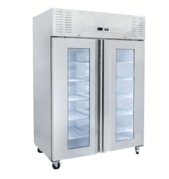 Airex AXR.URGN.2G Double Glass Door Upright Refrigerated Storage - HospoStore