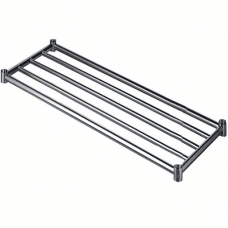 Simply Stainless SSUS.7.PR1200 Under-shelf Piped Pot Rack 700mm deep 1200mm wide - HospoStore