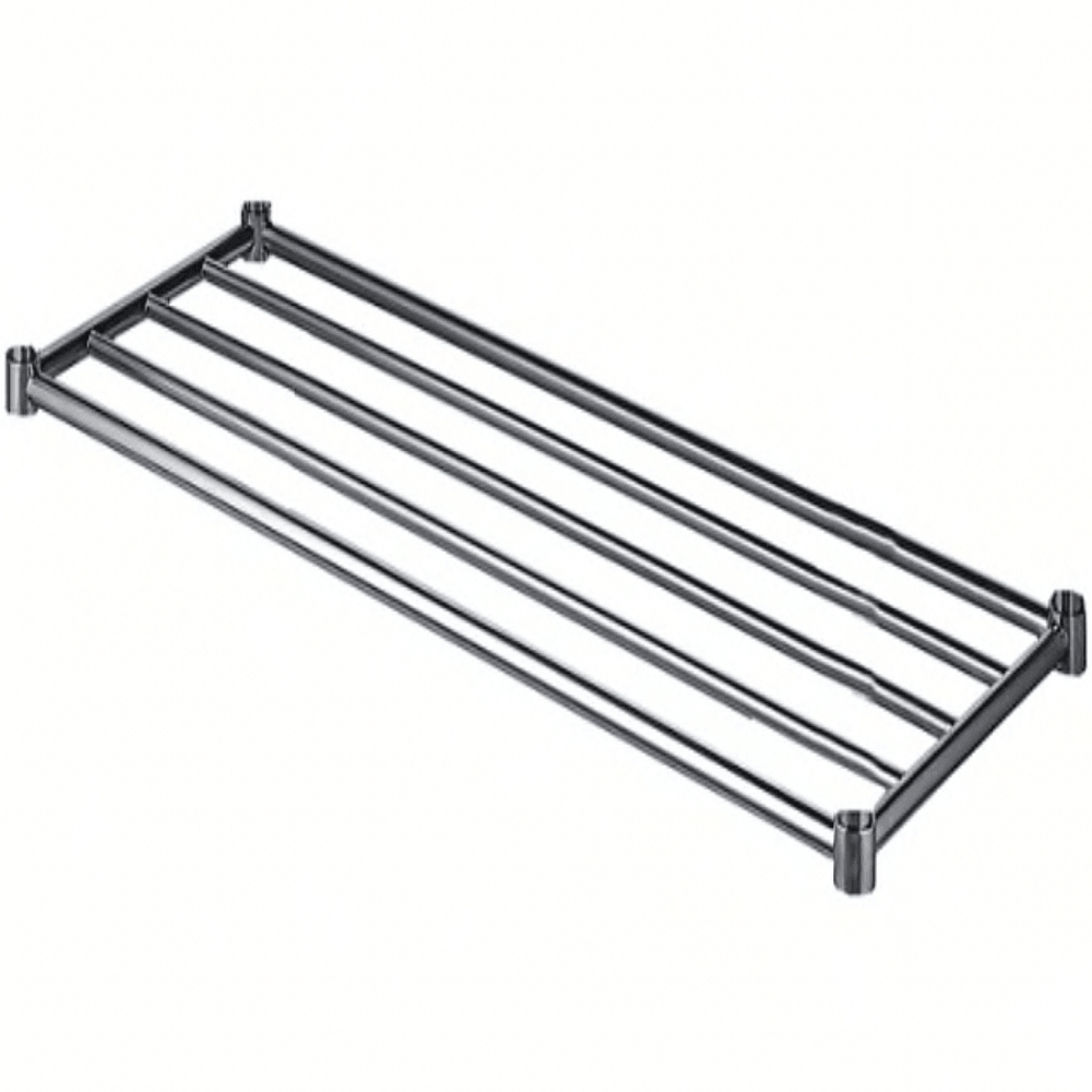 Simply Stainless SSUS.7.PR1500 Under-shelf Piped Pot Rack 700mm deep 1500mm wide - HospoStore