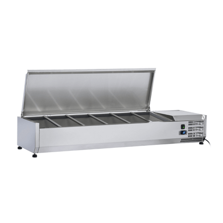 Anvil VRX1500S Refrigerated Ingredient Unit with Stainless Steel Lid - HospoStore