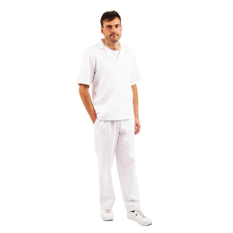 Whites Unisex Bakers Shirt White - HospoStore