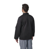 Whites Vegas Unisex Chefs Jacket Long Sleeve Black - HospoStore