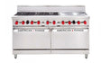 American Range 1524mm Oven Range AAR.6B.24G - 6 Burners and Griddle with 2 Gas Ovens - HospoStore