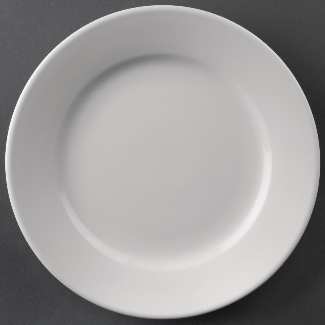 Athena Hotelware Wide Rimmed Plates 165mm - HospoStore