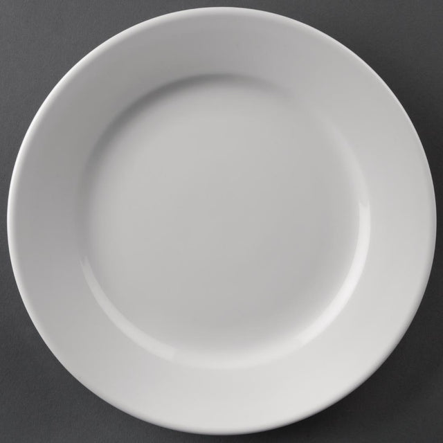 Athena Hotelware Wide Rimmed Plates 203mm - HospoStore