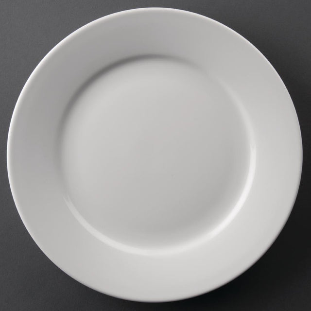 Athena Hotelware Wide Rimmed Plates 228mm - HospoStore