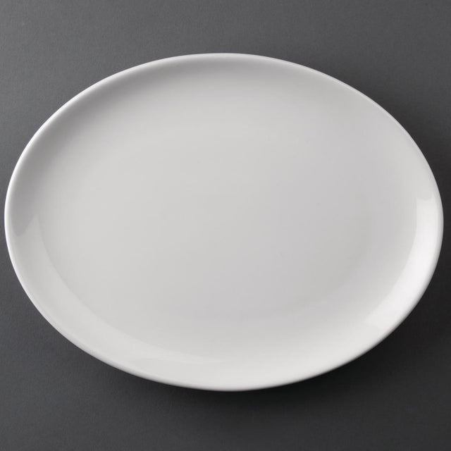 Athena Hotelware Oval Coupe Plates 254x178mm - HospoStore