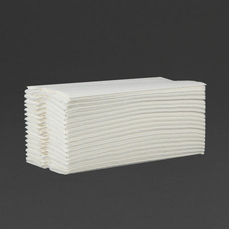 Jantex C Fold White Hand Towels - HospoStore