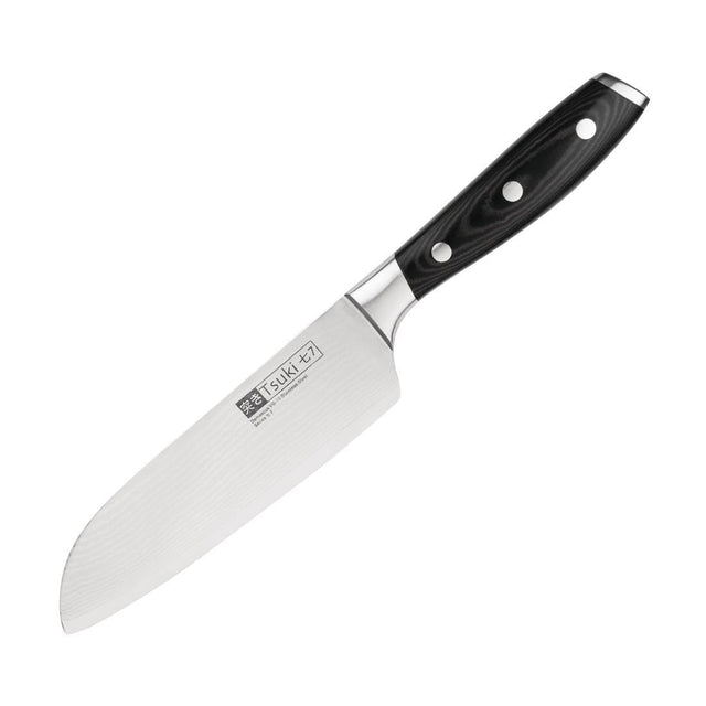 Tsuki Series 7 Santoku Knife 180mm - HospoStore