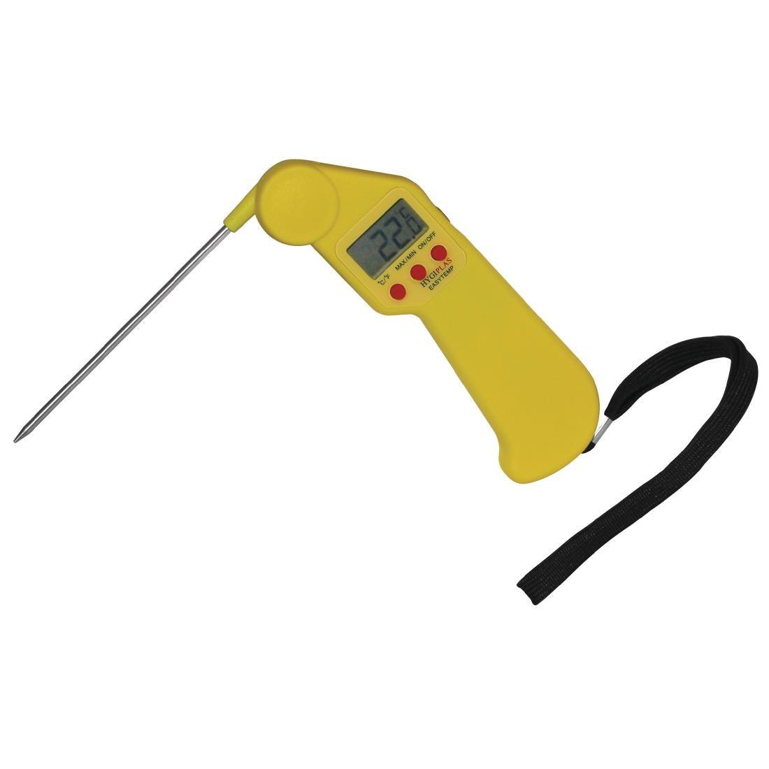 Hygiplas Easytemp Colour Coded Yellow Probe Thermometer - HospoStore