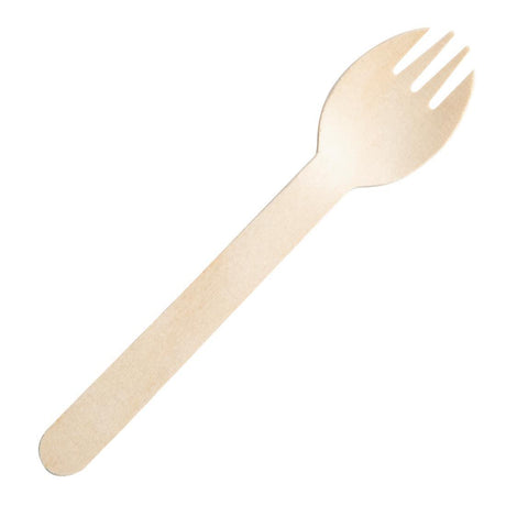 Fiesta Compostable CH086 Fiesta Compostable Individually Wrapped Spork (Pack 500) - HospoStore