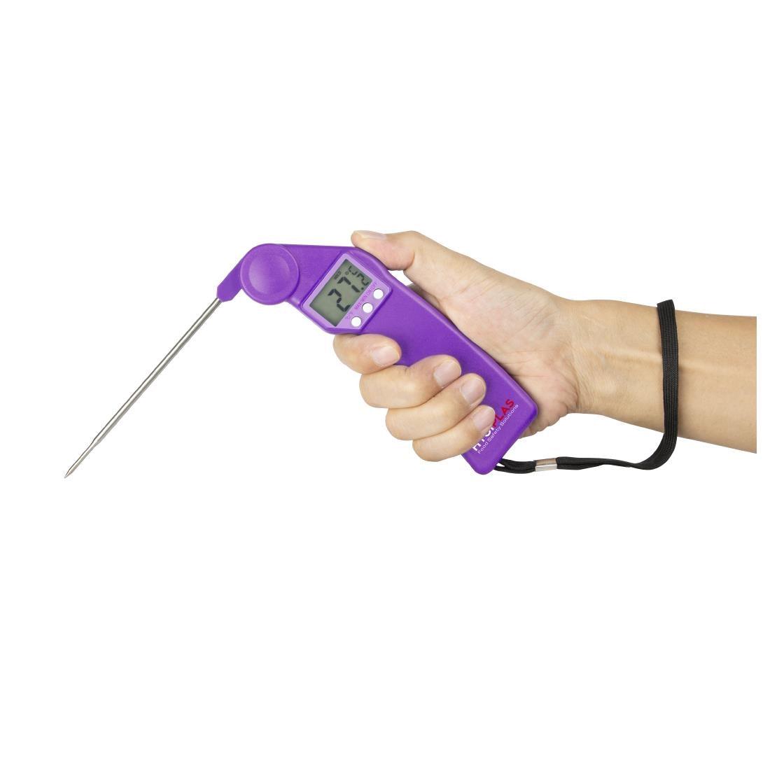 Hygiplas CH739 Hygiplas EasyTemp Thermometer Purple - HospoStore