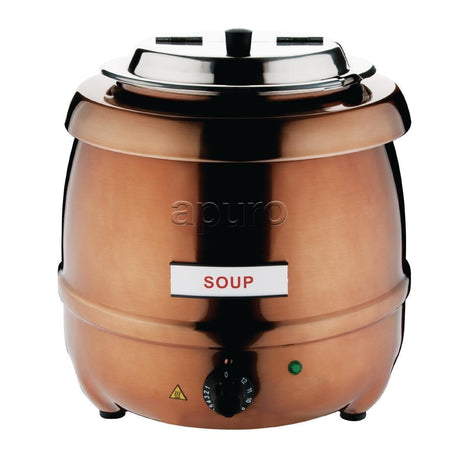 Apuro Soup Kettle Copper Finish - HospoStore