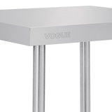 Vogue CR164 Vogue Premium 304 Stainless Steel Table - 600x600x900mm - HospoStore