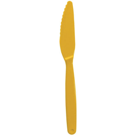Olympia DL115 Olympia Kristallon Polycarbonate Knife Yellow - 180mm (Pack 12) - HospoStore